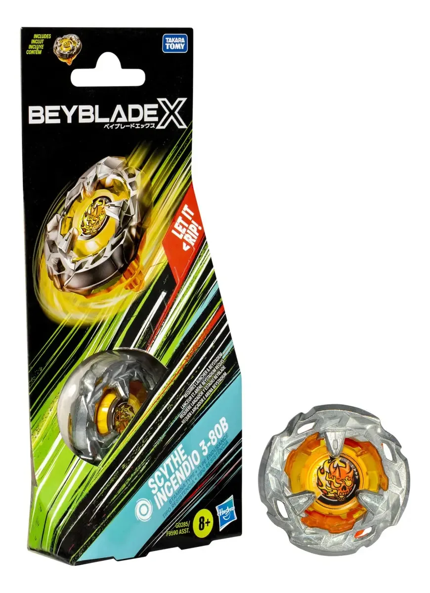 Brinquedos Beyblade X Scythe Fire Booster Pack