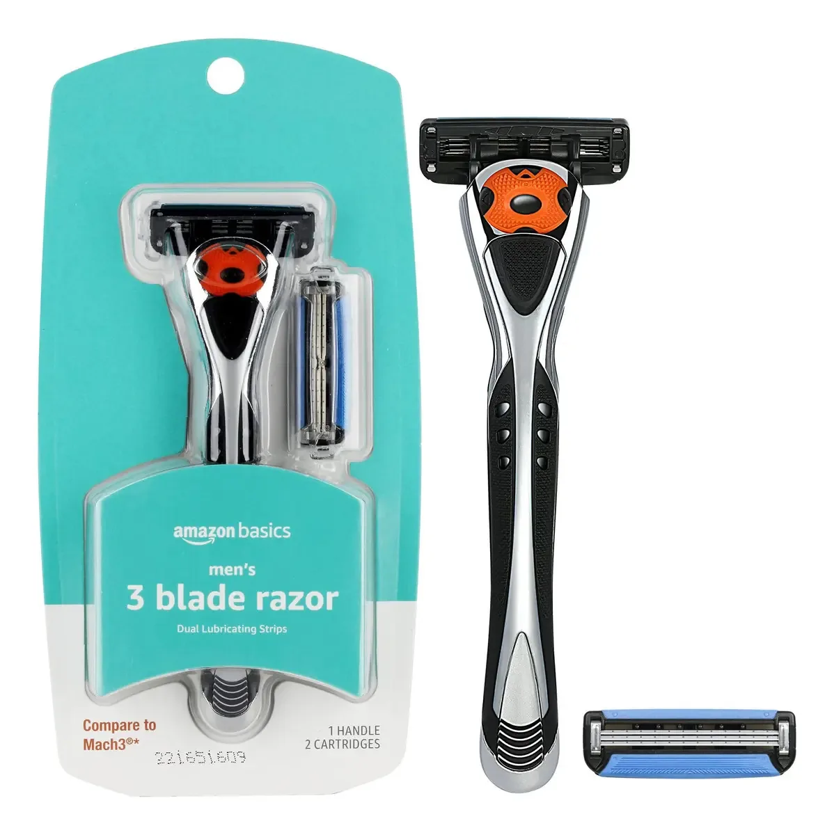 Motion Sphere De 3 Lâminas Razor Amazon Basics Para Homens