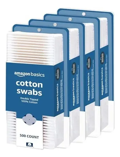 Cotonetes Basics, 2000 Unidades 4 Pacotes D