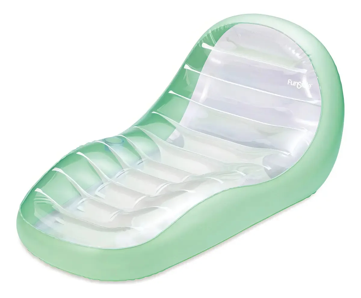 Cadeira Bodyhug inflável Funsicle de 4,8 pés com porta-copos