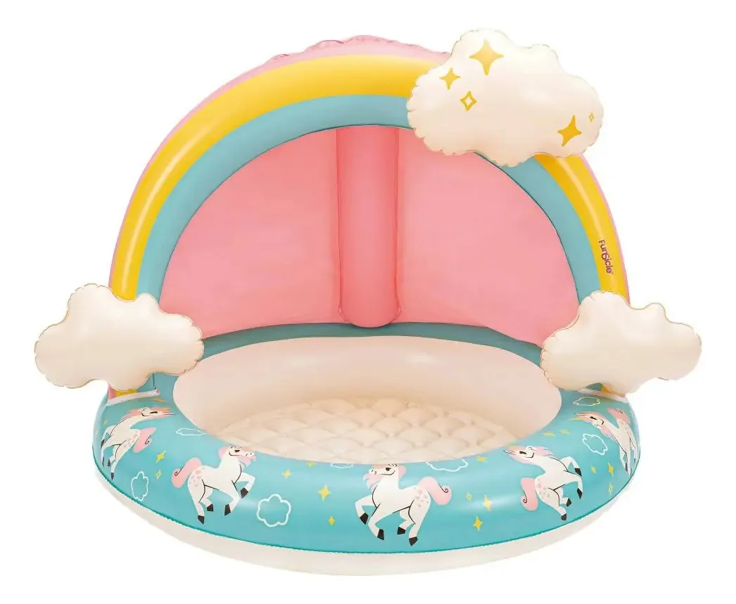 Piscina infantil Funsicle Pink Rainbow Shaded