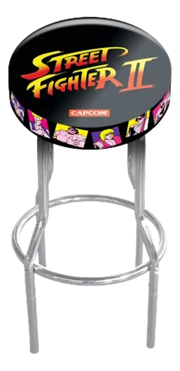 Banco ajustável Street Fighter Arcade 1up