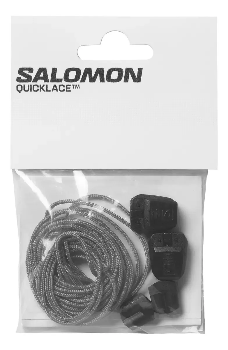 Cadarços Salomon - Kit Quicklace, cor cinza