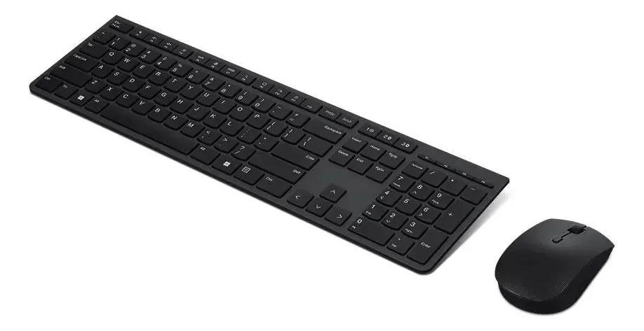 Combinação de teclado e mouse profissionais sem fio Lenovo