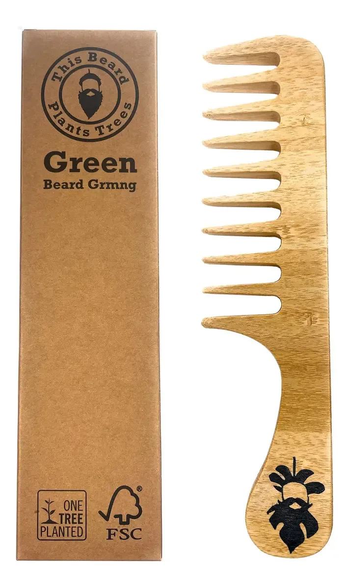 Sequoia - Rastelo Desembaraçante para Barba, Pente Desembaraça