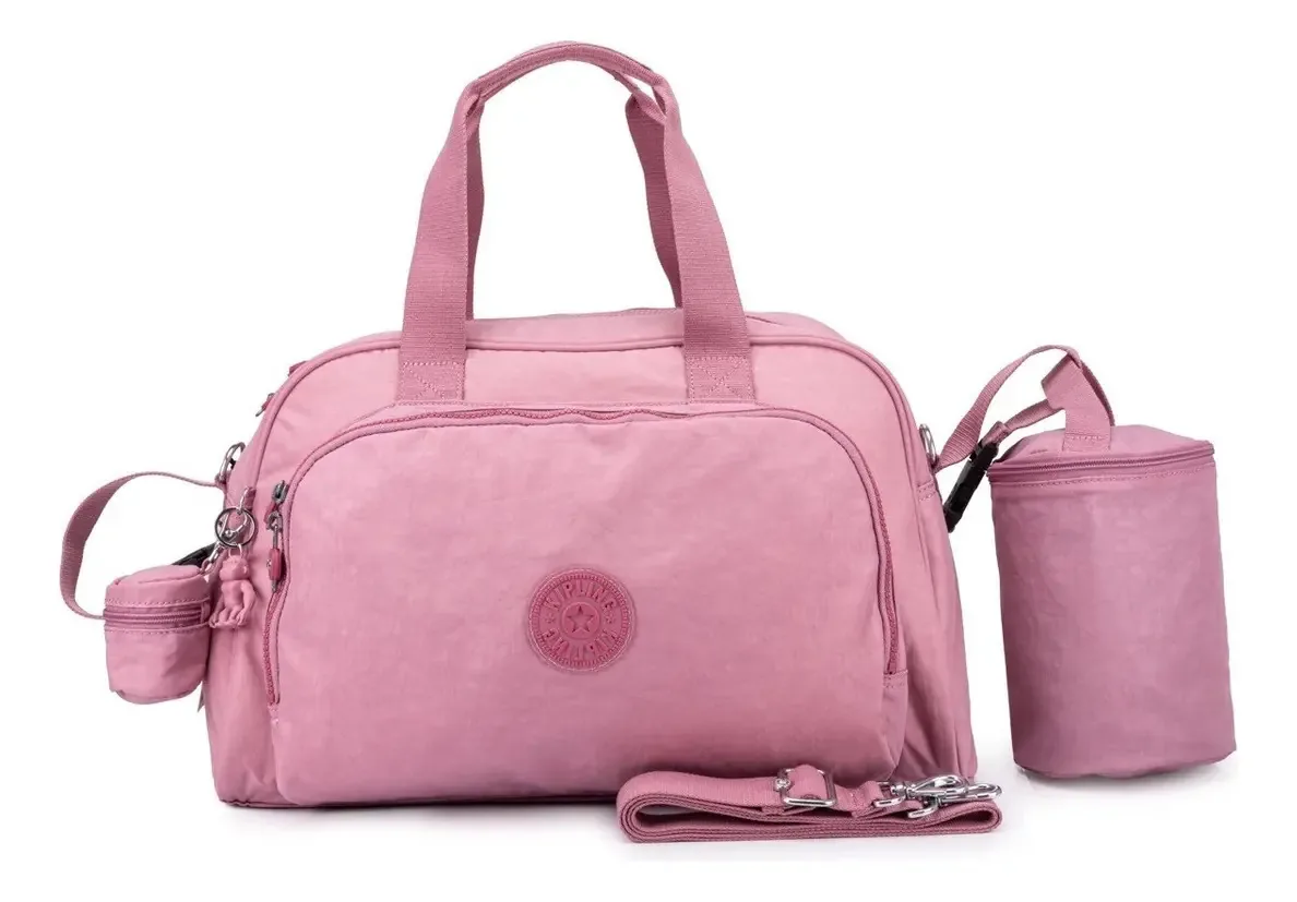 Bolsa Maternidade Kipling Camama Lavender Blush