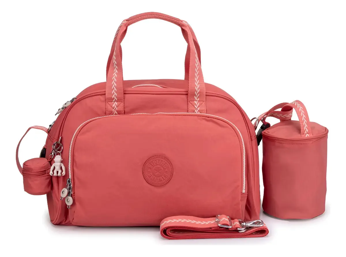 Bolsa Maternidade Kipling Camama Rosa Vintage Pink