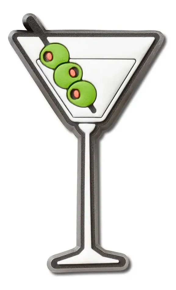 Copo Crocs Jibbitz Martini branco