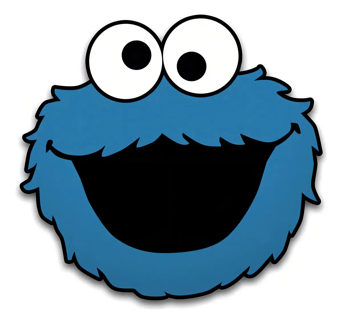 Biscoito Crocs Jibbitz Sesame Street Azul
