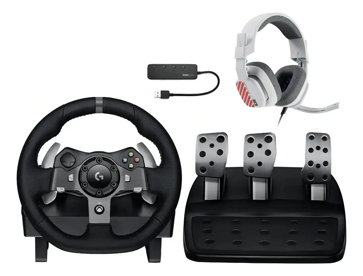 Fones de Ouvido Logitech Brancos.