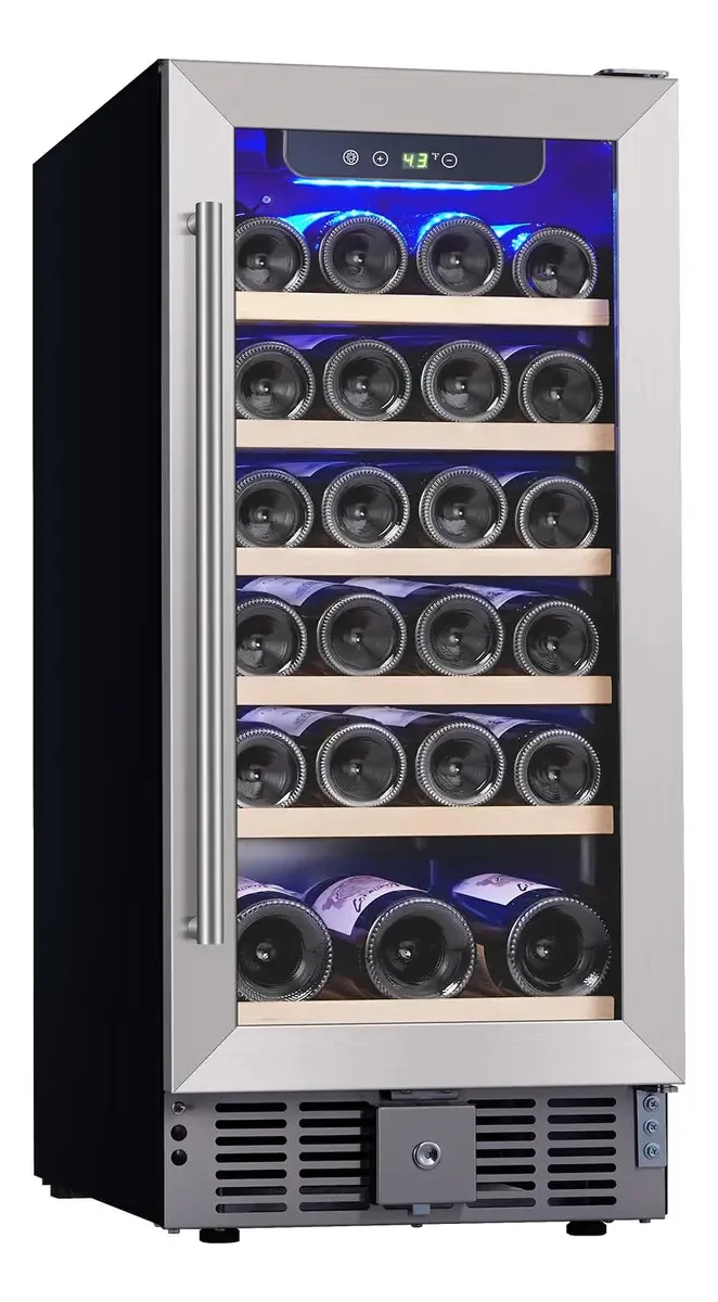 Refrigerador de vinho Towallmark de 30 garrafas, geladeira