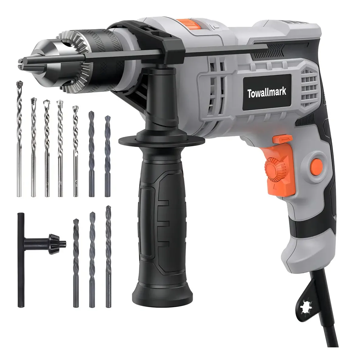 Furadeira Towallmark de 7 A (850 W), furadeira. Cor Laranja