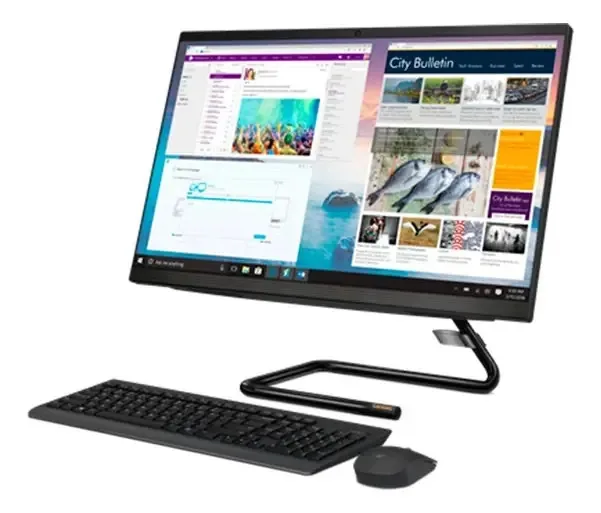 Lenovo All In One Ideacentre A340 Pentium 8 GB Ram 256 Ssd Preto