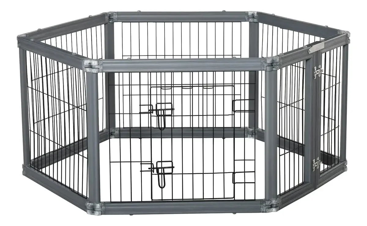 Cercadinho pesado para animais de estimação Pawhut 24,5 L