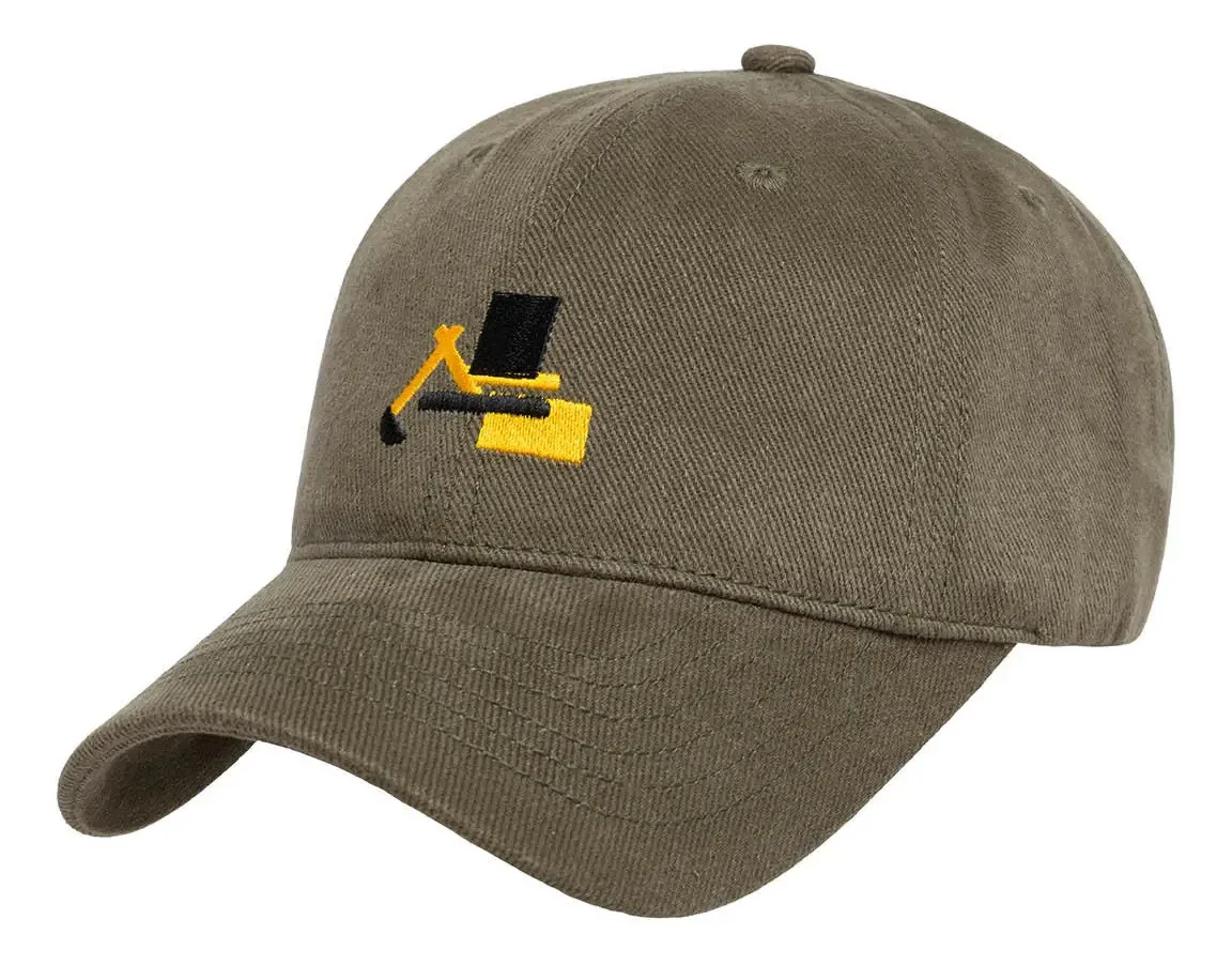 Jockey 6 Panel Equip Olive Cat, cor verde, tamanho único