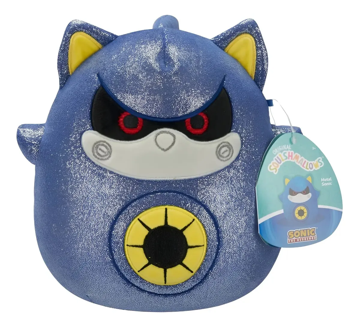 Squishmallows Sega Sonic The Hedgehog Metal Sonic Plush Blue Steel