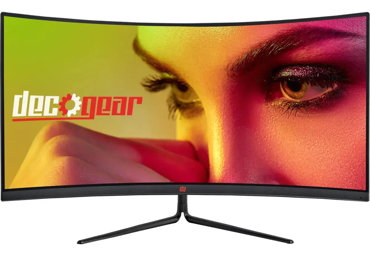 Monitor curvo para jogos e profissionais Deco Gear 30, 20, cor verde escuro