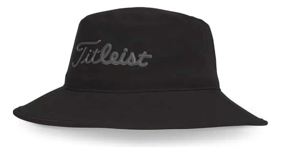 Chapéu Titleist Players Stary Bucket, cor preto/cinza, tamanho ajustável