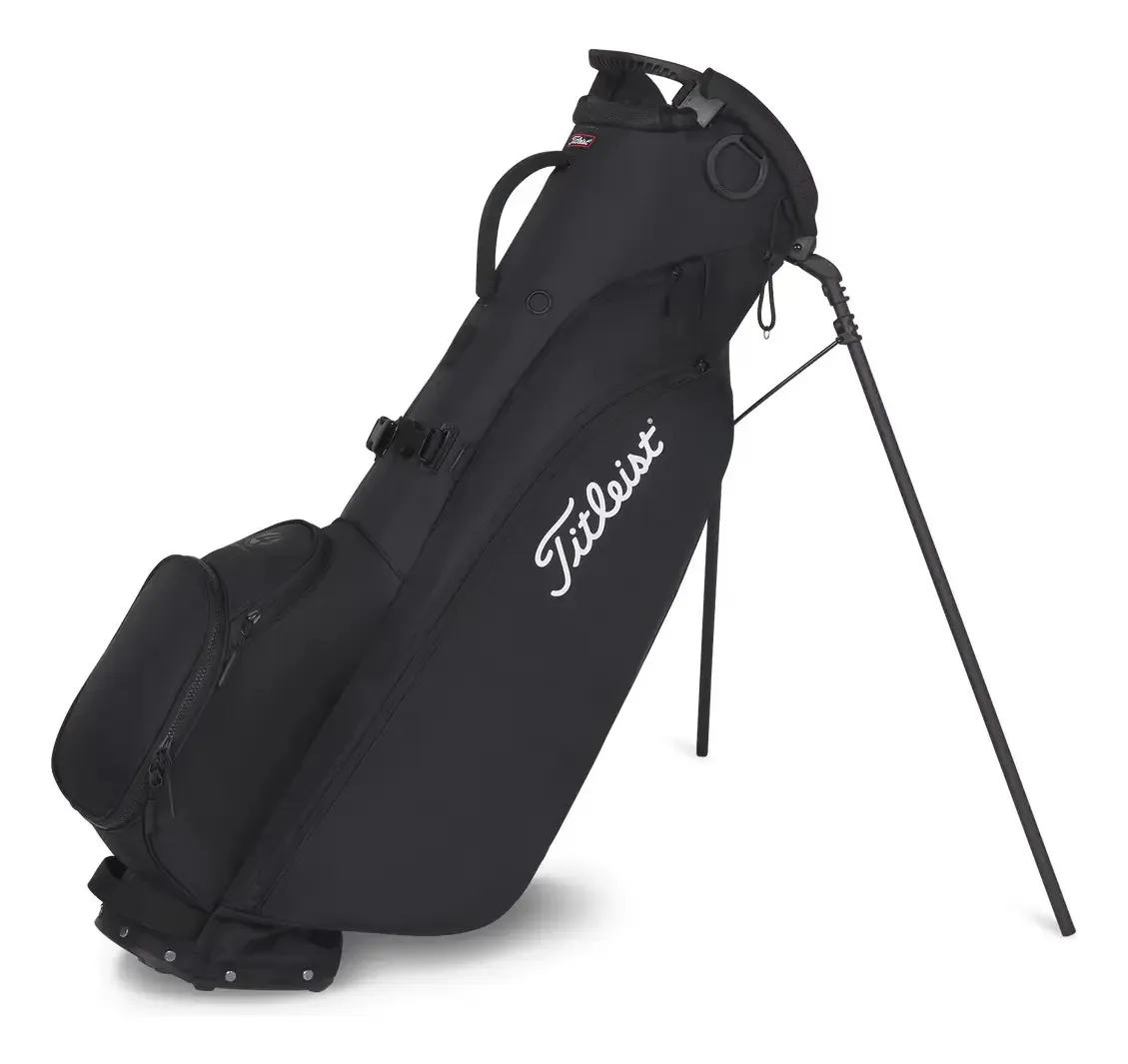 Bolsa Titleist Golf Players 4 Carbon Stand, cor preta