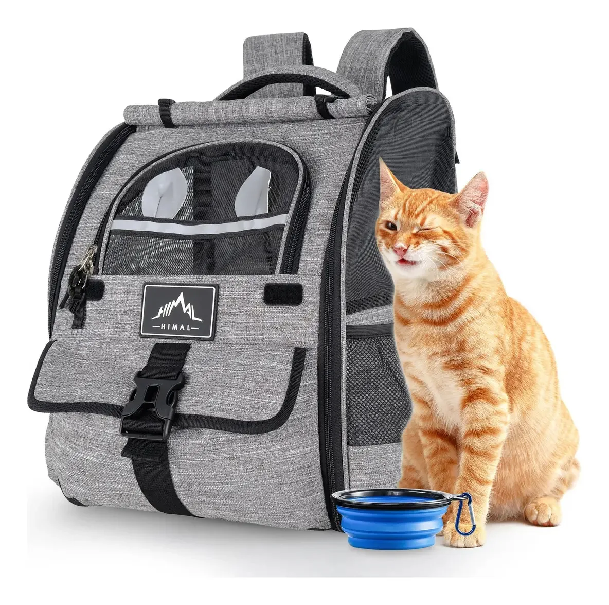 Mochila Gohimal Pet Carrier para cães e gatos