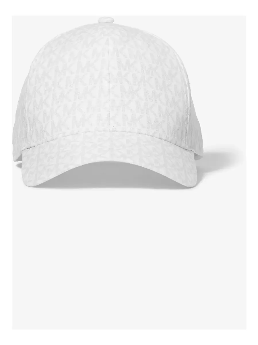 Boné/boné Michael Kors para homens, excelente cor, logotipo exclusivo, branco, tamanho único