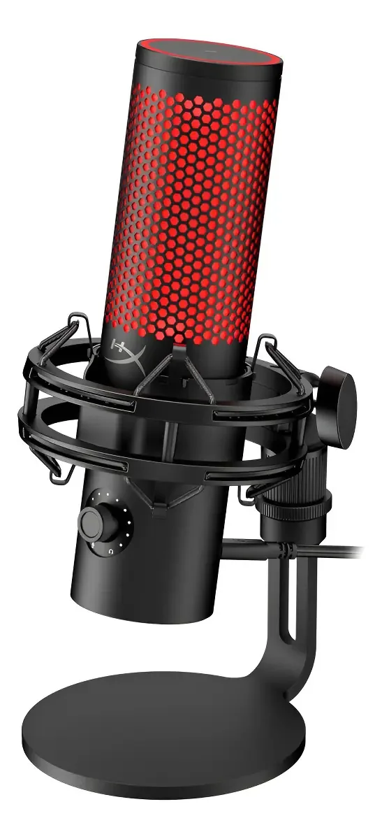 Microfone Usb Hyperx Quadcast 2 Para Jogos E Streaming Preto