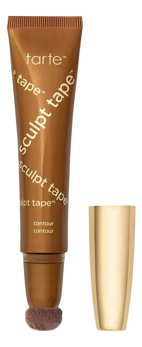 Contour Sculptor Tarte Sculpt Tape, tom médio, tom frio, bronze, tom de maquiagem, bronze médio frio
