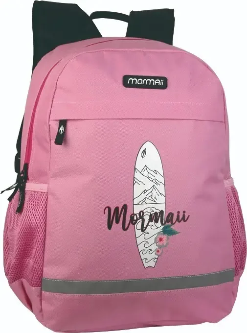Mochila esportiva Mormaii Surf Urban School cor rosa Surf 01