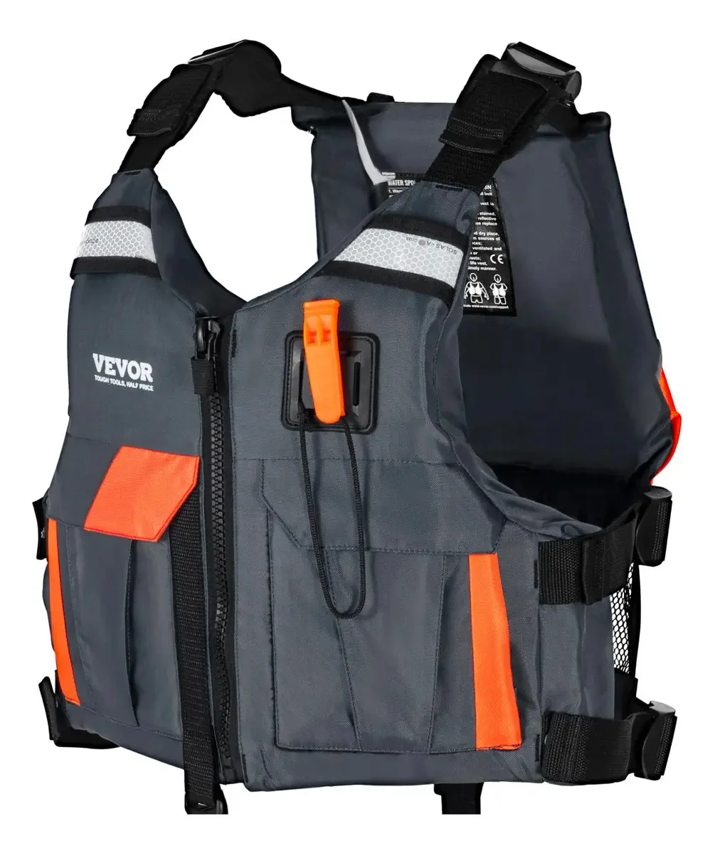 Colete salva-vidas Vevor, impermeável, nylon 85n, flutuável