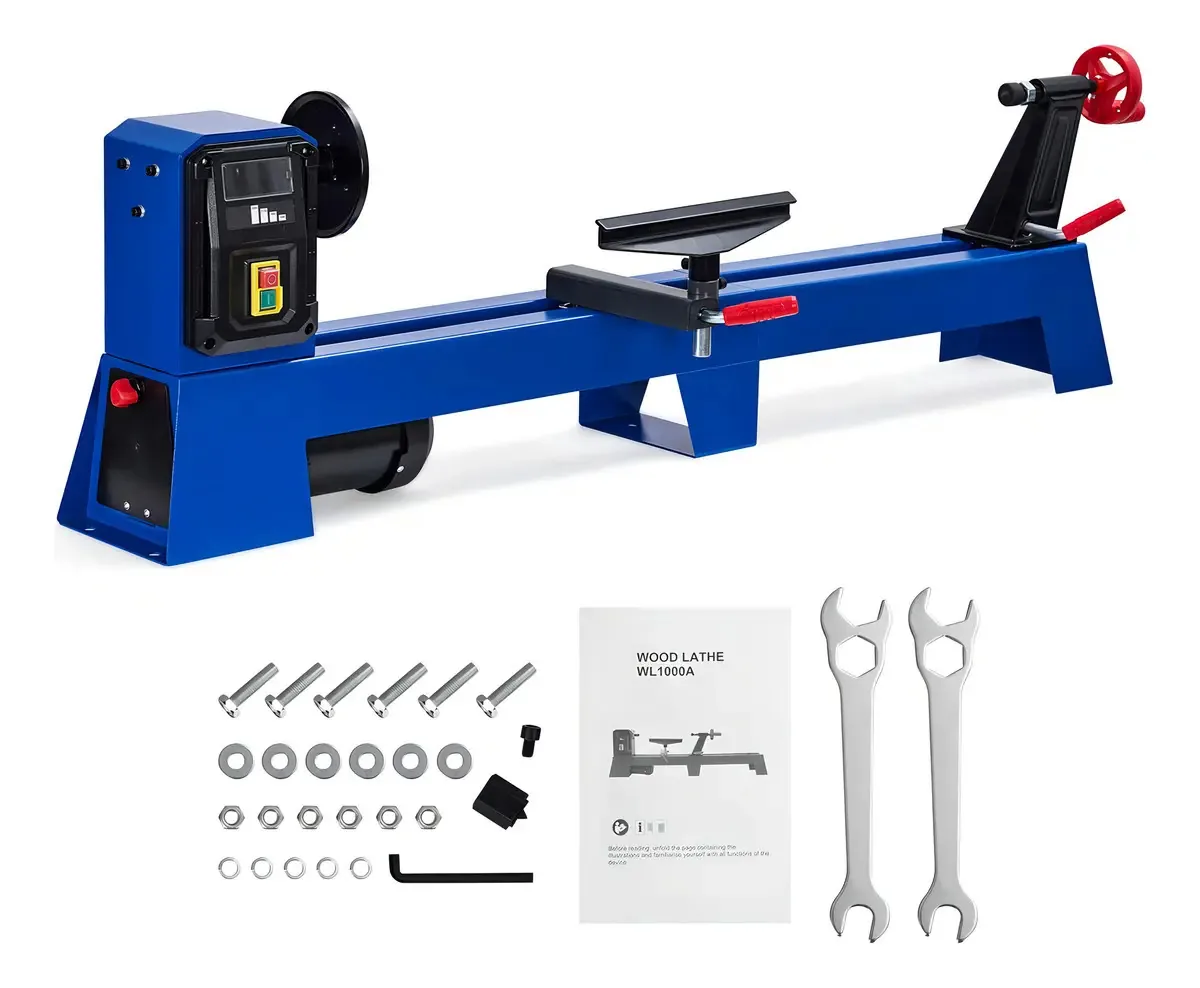 Torno de madeira, 14 x Máquina de torno de madeira de mesa