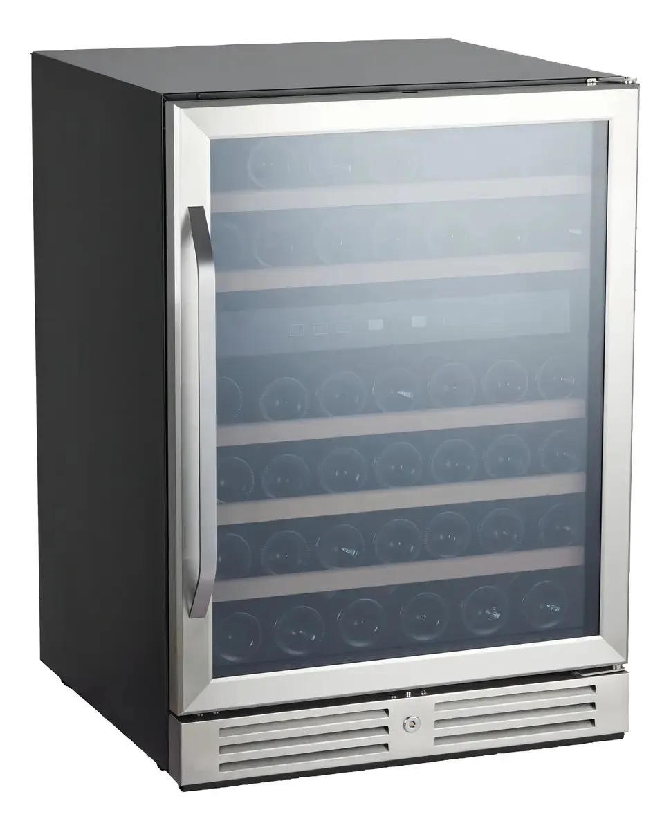 Refrigerador de vinho Double-Z de 46 garrafas, 24 polegadas