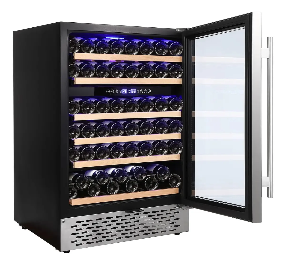 Refrigerador de armazenamento de vinho de 51 garrafas, compra