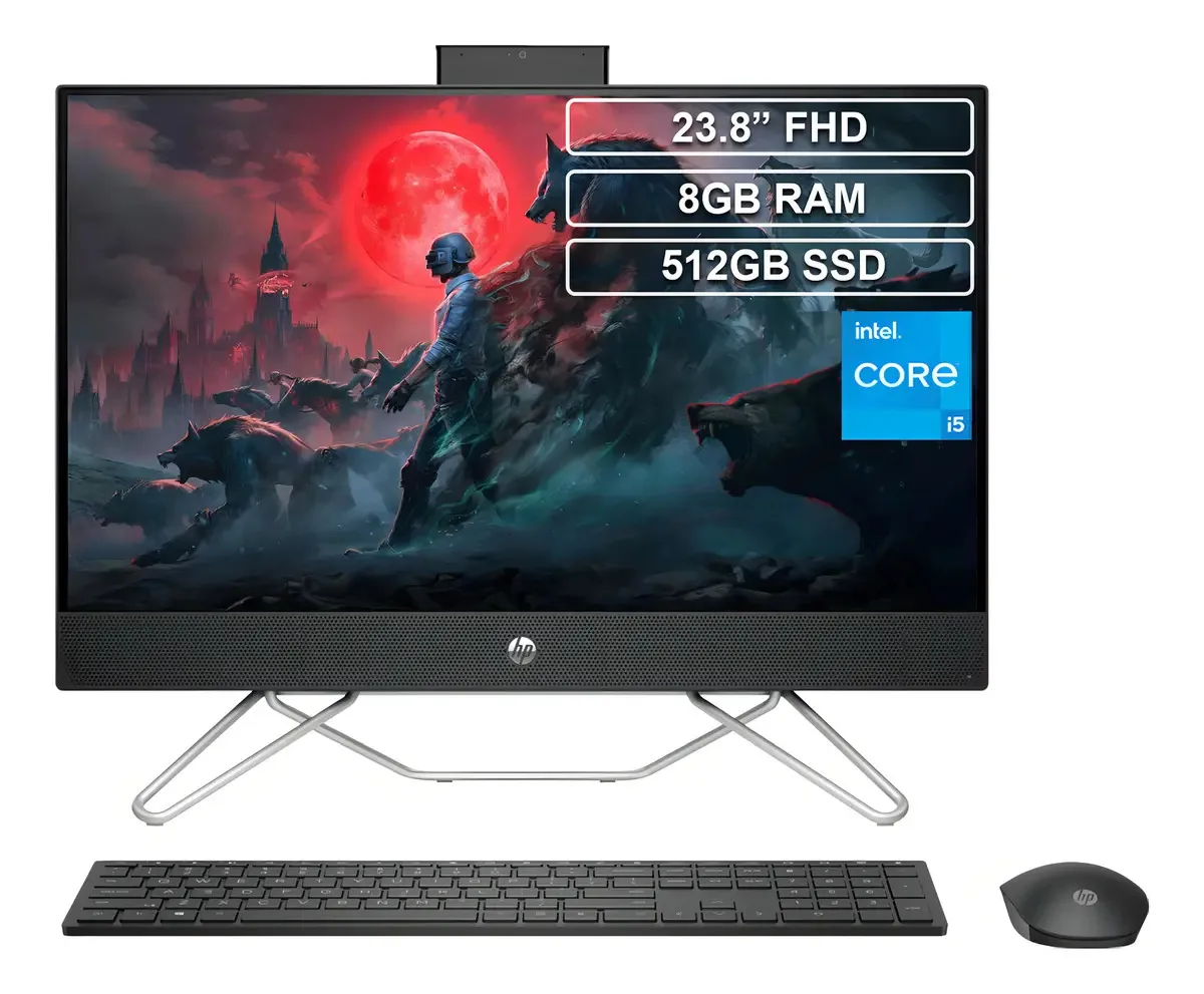 All in one HP All In One 24-cb1028la 23.8" 8GB de Ram - 512GB SSD Excelente (Recondicionado)