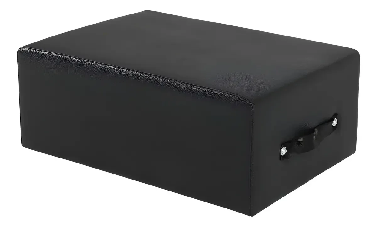Caixa de assento portátil de Pilates, antiderrapante, para. Cor: Preto