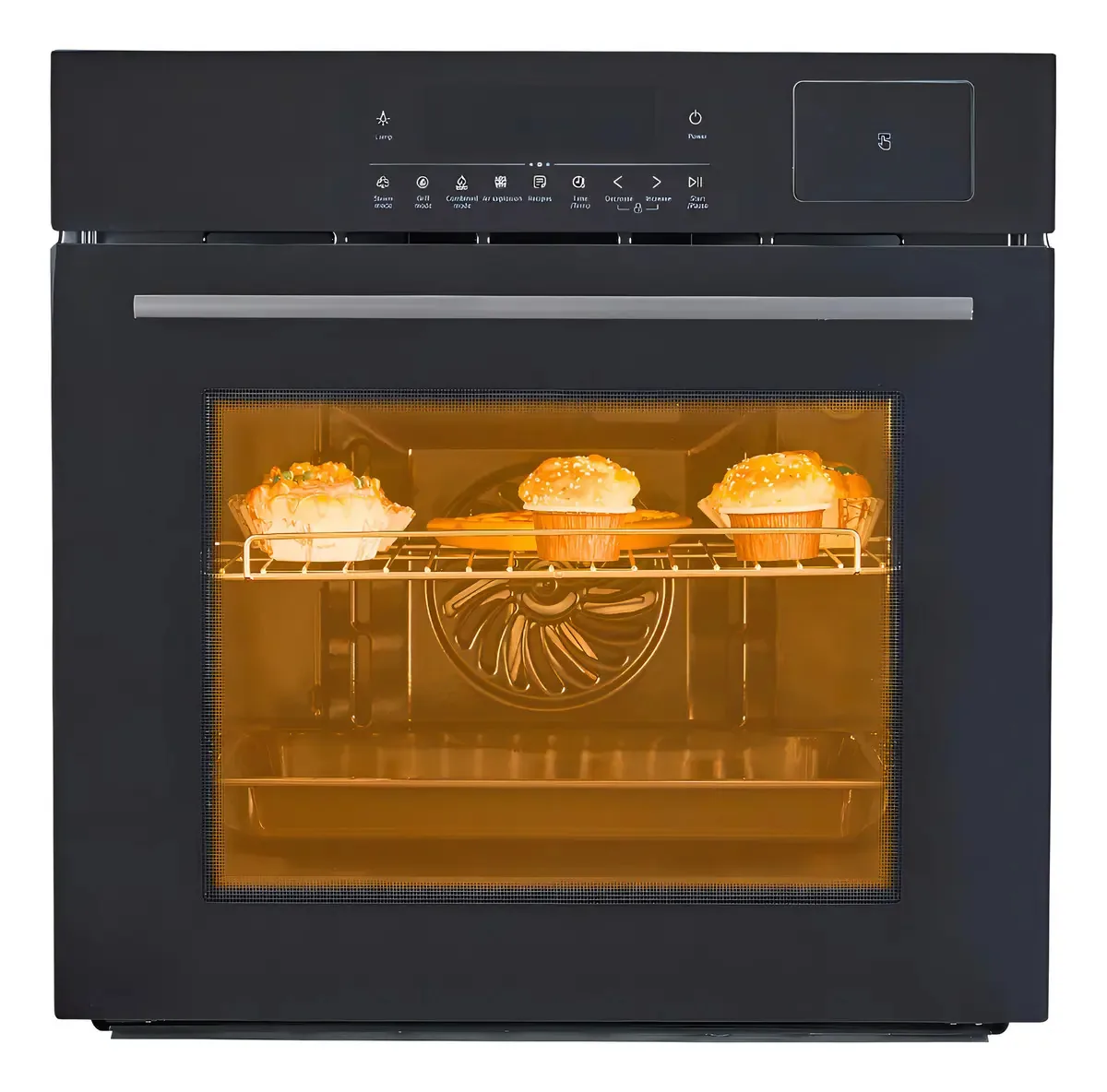Forno de parede única Takywep 24, fornos de parede Li. Cor: Preto