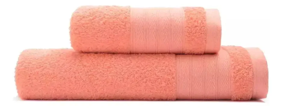 Conjunto de toalhas e toalhas Urban Palette 420 g, 100% algodão, rosa, chiclete macio