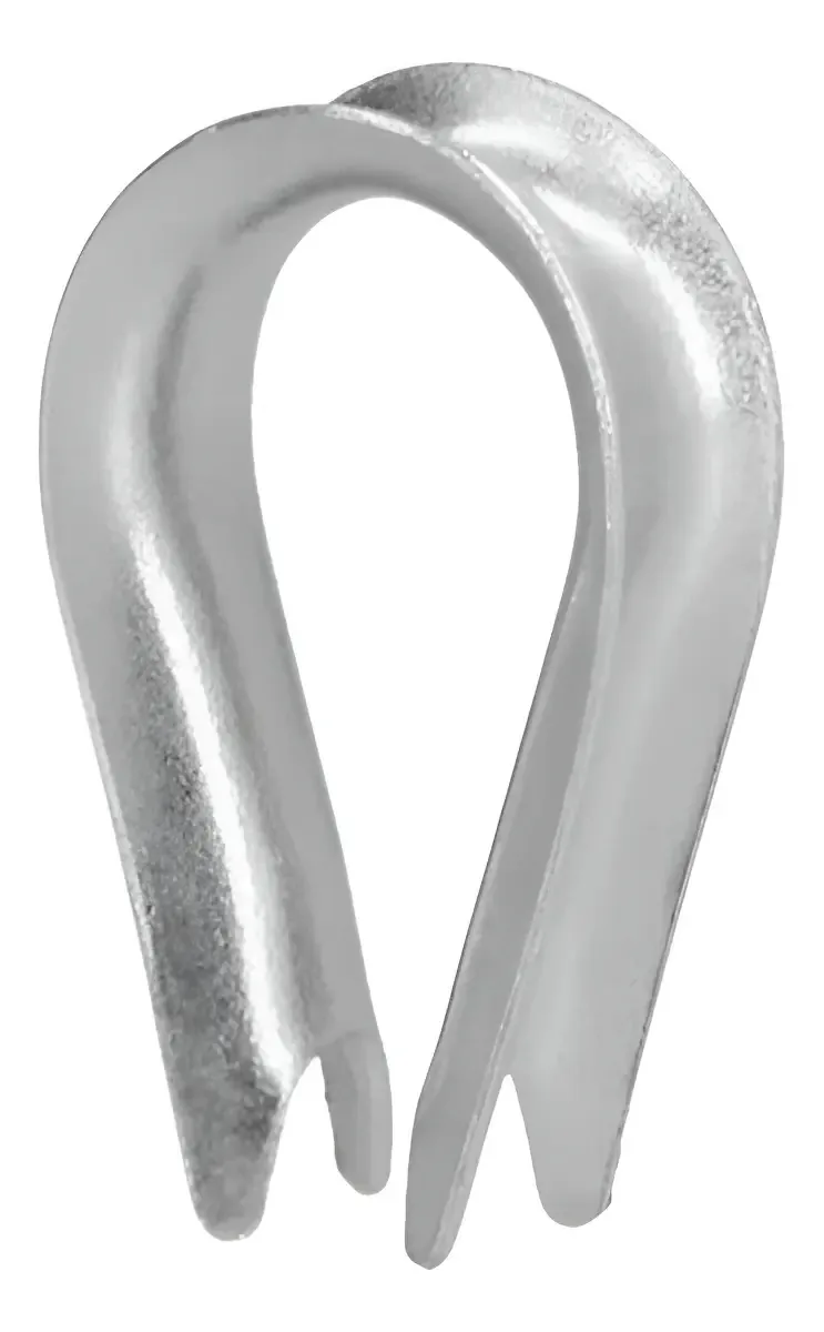 Sapatilha Leve para Cabo de Aço de 1/4" Siva - Kit com 10 Peças
