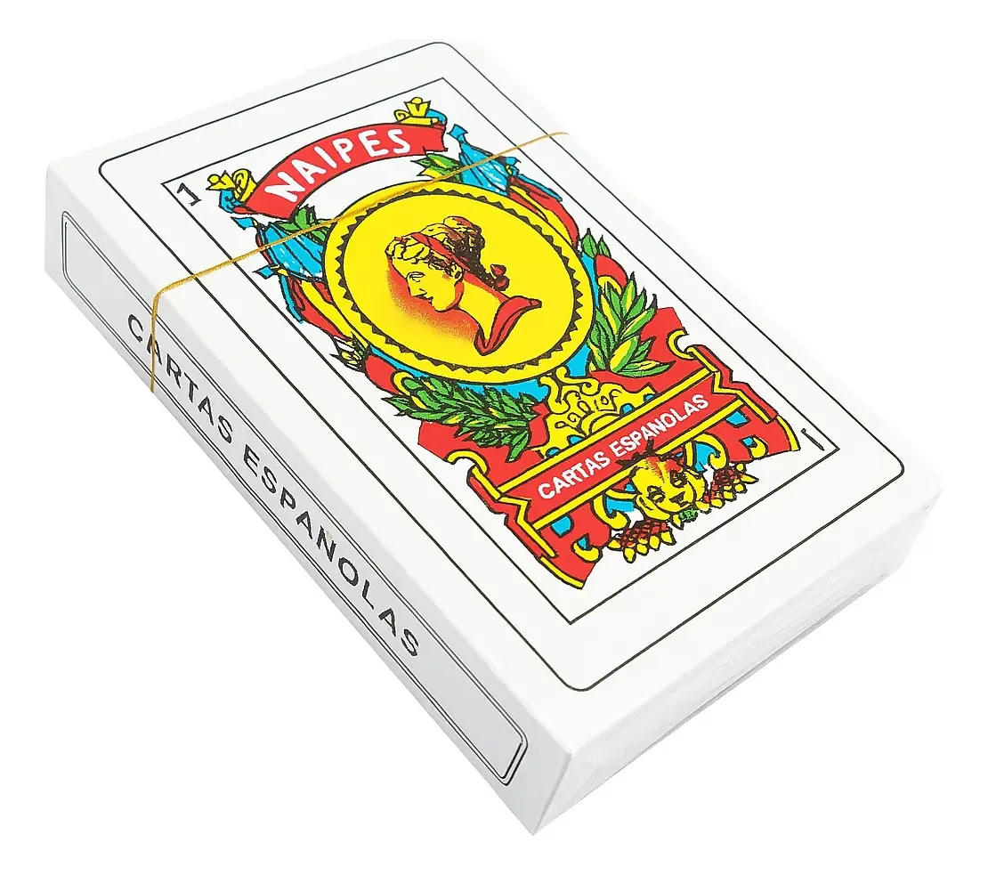 Trick Cards espanhóis argentinos 50 cartas de baralho brancas espanholas