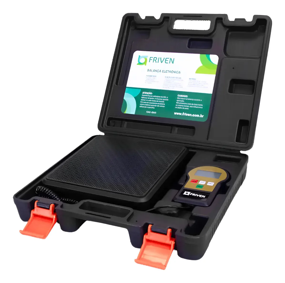 Balança Eletrônica Programável Friven 100kg com Solenoide e Maleta