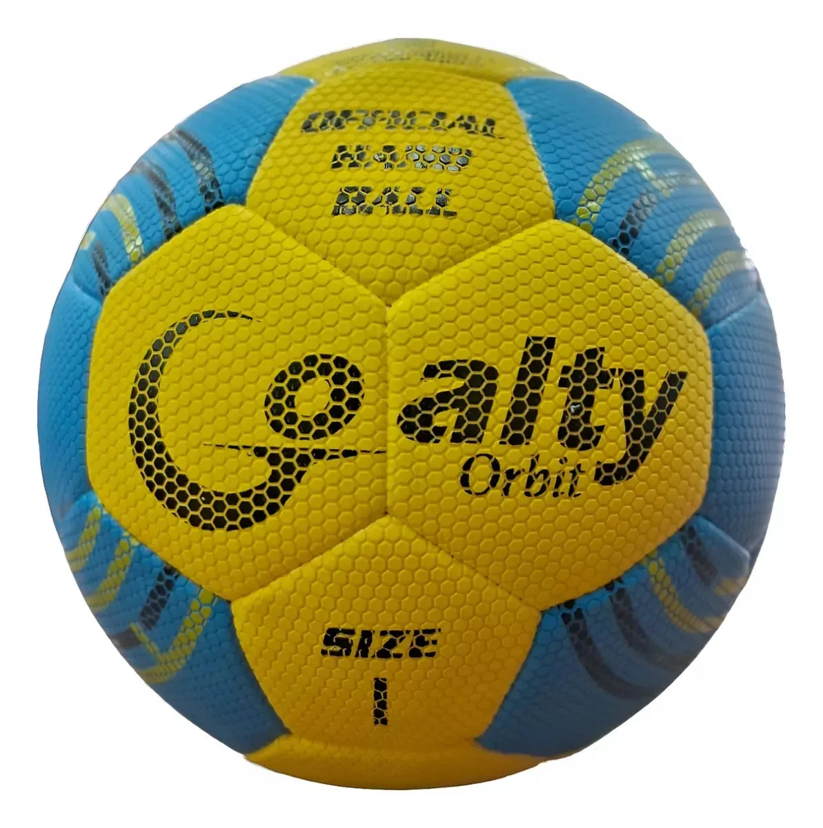 Bola de Handebol Profissional Goalty Orbit N°1 Azul Amarelo/Azul 1