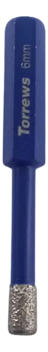 Broca de diamante de 6 mm para torres de telhados e porcelanatos