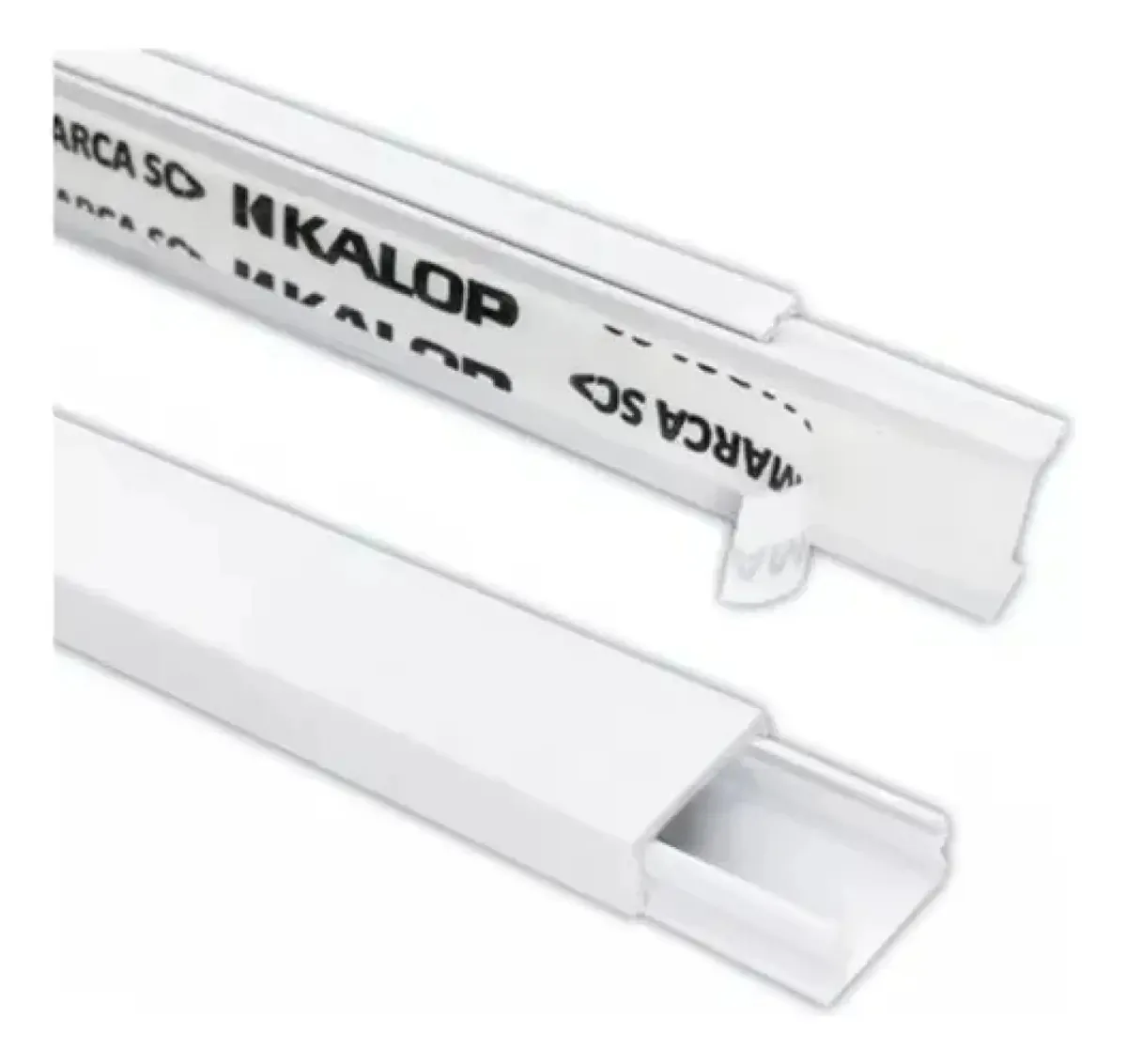 Canal a cabo branco Kalop KL04283 com 4 cm de largura