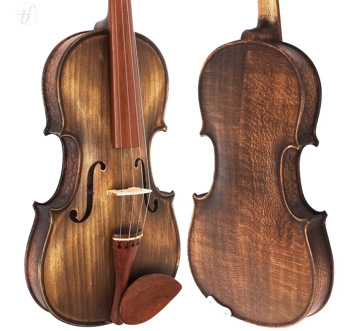 Violino Canhoto 4/4 Rolim Profissional Envelhecido Fosco
