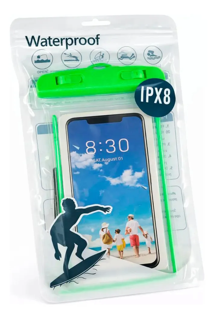 Bolsa impermeável verde