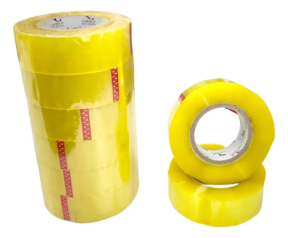 Fita Adesiva 300 Metros Kit 6 Unidades Caerus