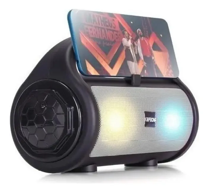 Caixa Som Bluetooth 10w | Microfone | Led |