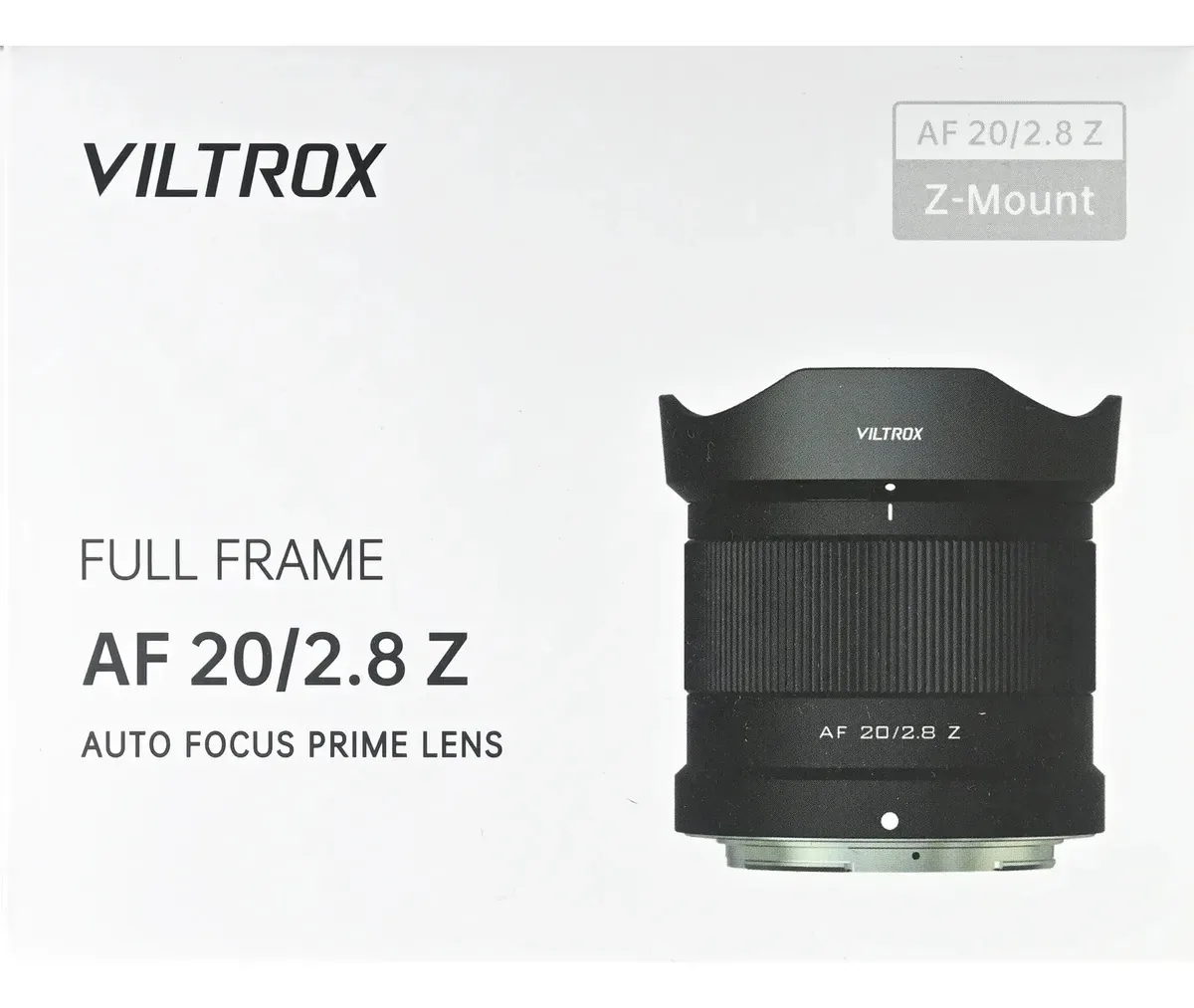 Lente grande angular Viltrox 20mm F2.8 para Nikon Z
