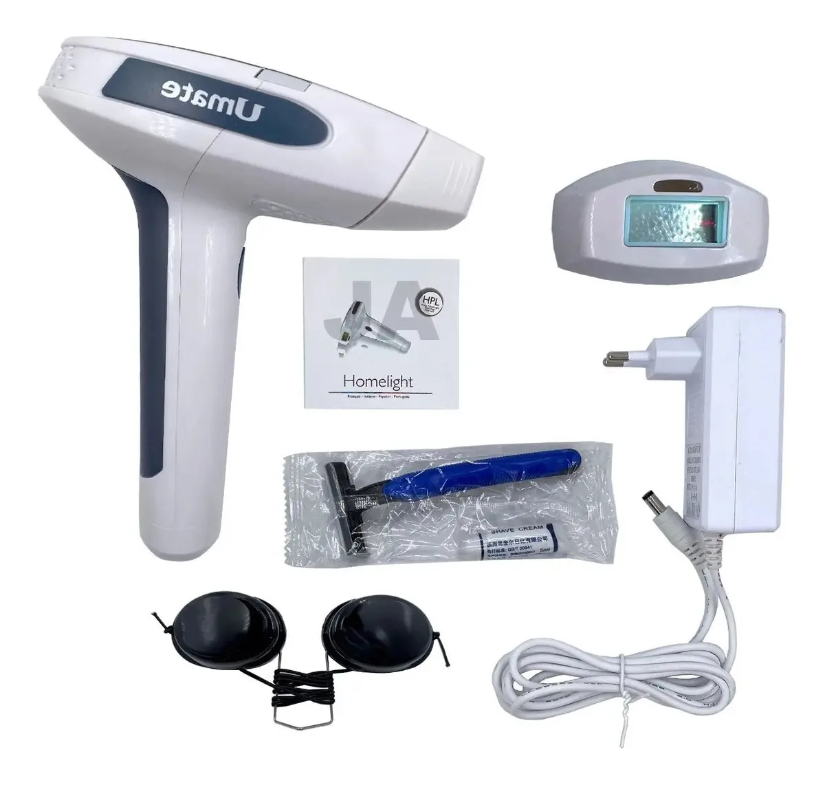 Depiladora a laser facial e corporal permanente Lpl White