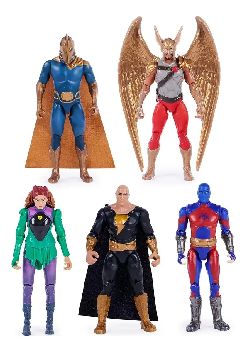 Conjunto de bonecos Black Adam 10 cm exclusivo da DC Comics