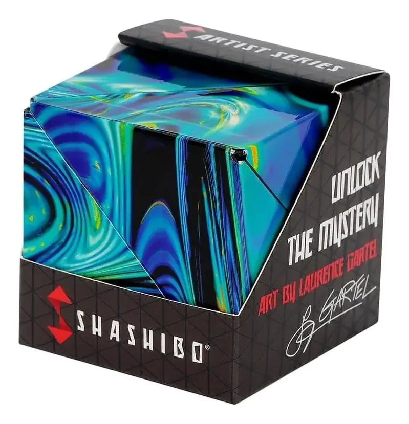 Caixa transformável Shashibo - Fidget Cube com 36 ímãs